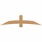 Ekena Millwork Bellingham Timber Gable Bracket, Western Red Cedar, 72"W x 18"H x 5 1/2"D x 5 1/2"F, 6/12 Pitch GBW072X18X0606BEL00SWR - alternate 1